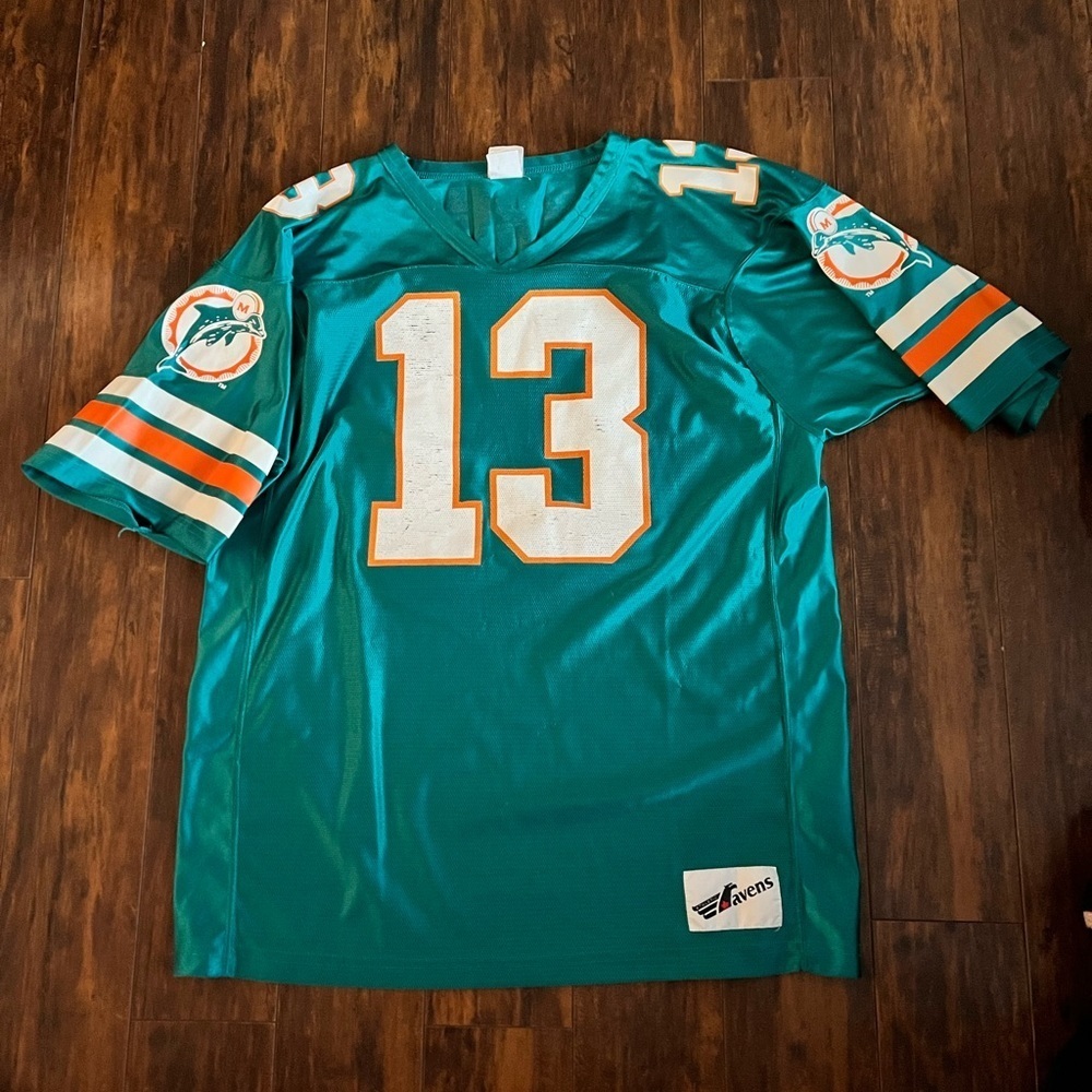 🔥Retro Dan Marino Miami Friggen Dolphins Teal NFL Jersey🔥 - Picture 3 of 4
